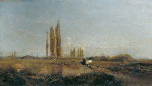 Thayalla lähellä Lundenburgia tekijältä Emil Jakob Schindler