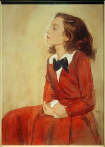 Elisabeth Bergner, Muotokuva / Piirustus E.Orlikilta