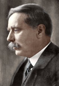 Herbert George Wells, brittiläinen kirjailija, 1914.