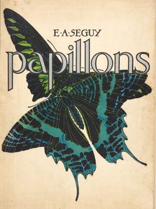 Portada de Butterflies, pub. 1925 (impressió de plantilla) finlandès tekijältä Émile Allain Séguy