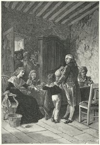 Ludvig XVI ja hänen perheensä vangittiin temppelissä