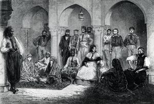 Neiti Tinne ja talon henkilökunta, Alger, kuvitus teoksesta 