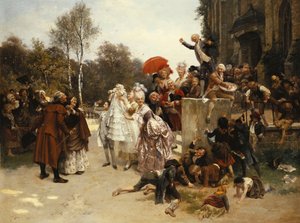 Ristiäiset, 1863 tekijältä Emile Antoine Bayard