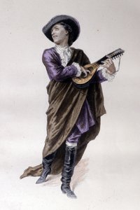 Almavivan kreivi, Sevillan parturi de Beaumarchais (1732 - 1799) luotu vuonna 1773. Kuvitus Emile Bayard.