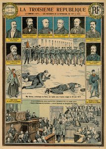 Kolmas tasavalta ja sen presidentit vuosina 1871-1913 - Kommuuni 1871 - Monsignor Darbois, Pariisin arkisto, teloitettiin, ammuttiin muiden panttivankien kanssa 28. toukokuuta 1871 - istunnossa 16. kesäkuuta 1871 edustajainhuoneessa: "Tässä on vapauttaja tekijältä Emile Antoine Bayard