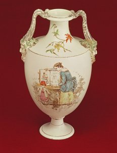 Wedgwood-maljakko, 1800-luvun loppu tekijältä Emile Aubert Lessore