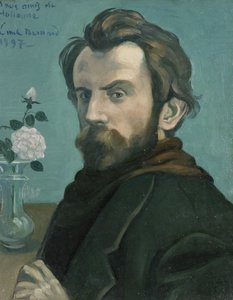 Omakuva Omakuva tekijältä Émile Bernard (signed by artist)