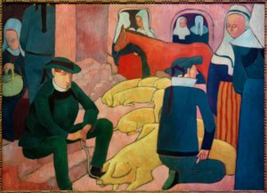 Sikojen markkinat tekijältä Emile Bernard