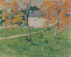 Talo puiden keskellä- Pont-Aven tekijältä Emile Bernard
