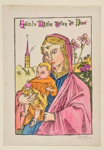 Pyhä Maria, Jumalan Äiti, liljan kera tekijältä Emile Bernard