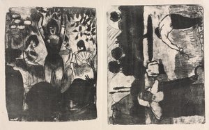 Laulaja Café-Concertissa ja The Harvestersissa (Les Moissonneurs) tekijältä Emile Bernard
