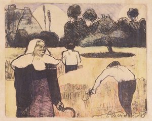 Harvester, sarjasta "Les Brettoneries" tekijältä Emile Bernard