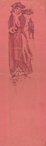 Nainen muhvilla (La Dame au Manchon) tekijältä Emile Bernard