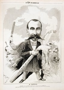 Pierre-Alexander Darracq, ranskalainen autonvalmistaja, 1901 tekijältä Emile Cohl