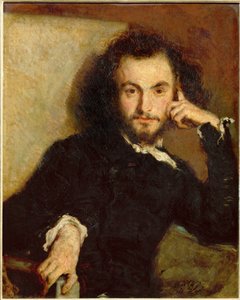 Charles Baudelaire, runoilija (maalaus kankaalle) tekijältä Emile Deroy