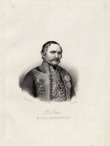 Milo Obrenovic I 1780-1860, Serbian prinssi, n. 1838