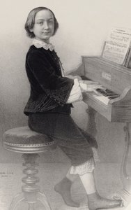 Viulisti ja säveltäjä Henri Kettenin muotokuva 1848-1883. tekijältä Emile Desmaisons