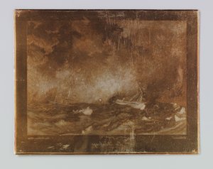 Haaksirikko Le Naufrage tekijältä Emile Frédéric Salmon (signed by artist)