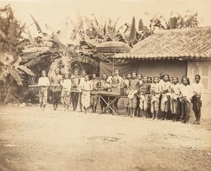 Kambodžan prinssi ja hänen seuraajansa, 1866. tekijältä Emile Gsell