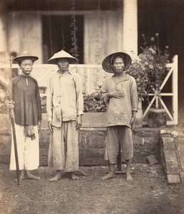 Matan johtamat vangit, Cochinchina, 1866. tekijältä Emile Gsell