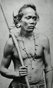 Vietnamilainen tai kambodžalainen heimopäällikkö, noin 1870-luku