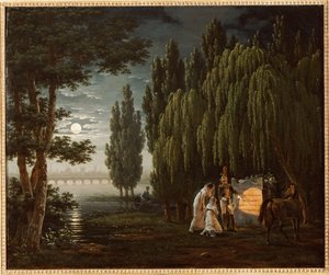 Eversti Monginotin haudalla tekijältä Emile Jean Horace Vernet