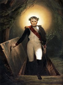 Napoleon jättämässä hautaansa, n. 1860 tekijältä Emile Jean Horace Vernet