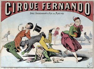 Cirque Fernando - Lévyn juliste, 1800-luvun loppu Cirque Fernando - Lévyn juliste, 1800-luvun loppu tekijältä Emile Levy
