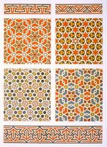 Kairo: Geometrinen seinämaalaus, 1400- ja 1500-luku (painettu)