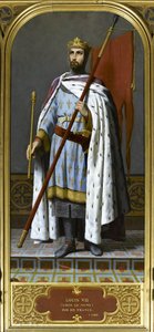 Ranskan kuningas Ludvig VII 1120-1180, 1842.