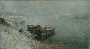 Kalastusveneet Tonavan rannalla