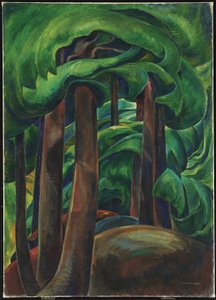 Western Forest, n. 1931 (öljy kankaalle)