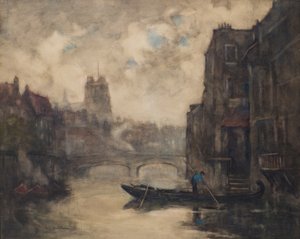 Dordrecht (akvarelli) tekijältä Emily Murray Paterson