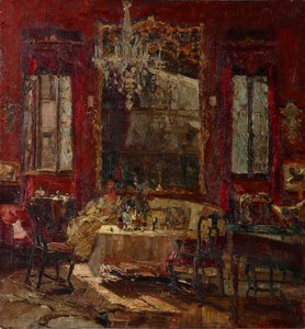 Punainen huone, c. 1922.