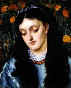 La Belle Jaune Giroflee (öljy paneelissa)