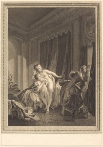 Ilta tekijältä Emmanuel Jean Nepomucène de Ghendt after Pierre Antoine Baudouin