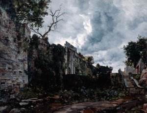 Chateau de Clissonin pääportti, 1884 tekijältä Emmanuel Lansyer