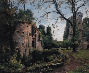 Bastion des Ormes, Château de Clissonin sisäpiha tekijältä Emmanuel Lansyer