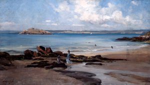 Naisten uimaranta, 1876. tekijältä Emmanuel Lansyer