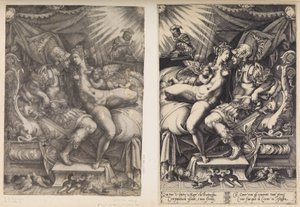 Mars ja Venus, 1543. tekijältä Enea Vico