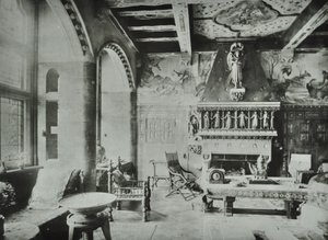 9 Melbury Road: salonki, 1890 tekijältä English Photographer