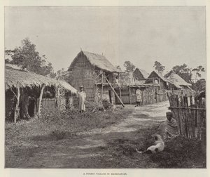 Metsäkylä Madagaskarilla