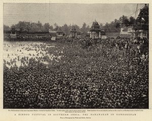 Hindoo-festivaali Etelä-Intiassa, Mahamakam Kombakonamissa tekijältä English Photographer