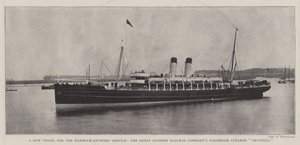 Uusi alus Harwich-Antwerpen-palvelulle, Great Eastern Railway Companyn matkustajahöyrylaiva Bryssel tekijältä English Photographer