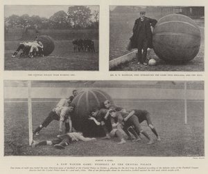 Uusi talvipeli, Pushball at Crystal Palace tekijältä English Photographer