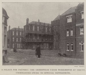 Köyhien palatsi, Greenwich Union Workhouse Sidcupissa, asumaton virallisten erojen vuoksi tekijältä English Photographer