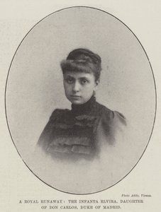 Kuninkaallinen pakolainen, Infanta Elvira, Madridin herttuan Don Carloksen tytär tekijältä English Photographer