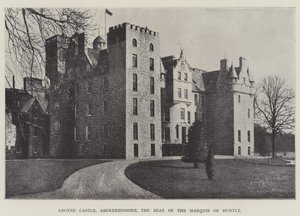 Aboynen linna, Aberdeenshire, Huntlyn markiisin kotipaikka tekijältä English Photographer