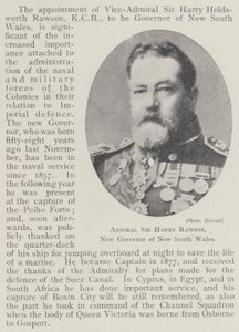 Amiraali Sir Harry Rawson, Uuden Etelä-Walesin uusi kuvernööri tekijältä English Photographer