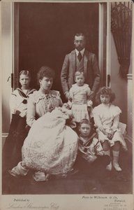 Albert Edward ja prinsessa Alexandra perheineen tekijältä English Photographer